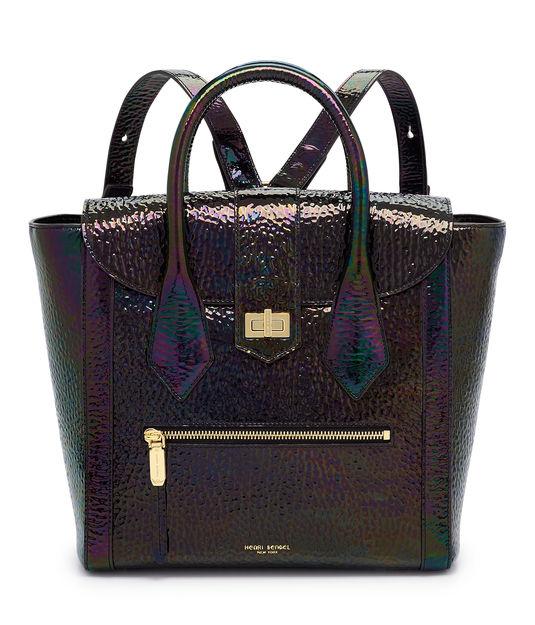 Henri Bendel Rivington Convertible Flap Petrol Backpack