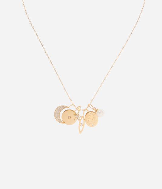 Henri Bendel Luxe Chic Moon Cluster Pendant