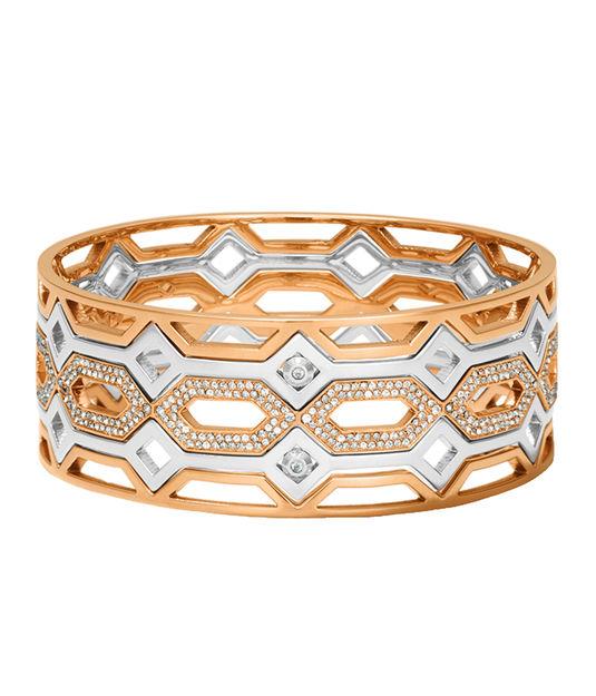 Henri Bendel Chrysler Cut Out Bracelet Set