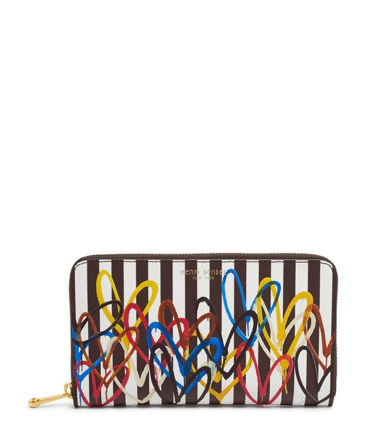 Henri Bendel Limited Edition James Goldcrown Zip Around Continental Wallet