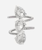 Henri Bendel Luxe Diamond Slice Wrap Ring