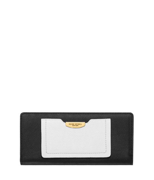 Henri Bendel Flatiron Blocked Single Snap Wallet