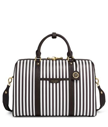 Henri Bendel Centennial Stripe Weekend Duffle