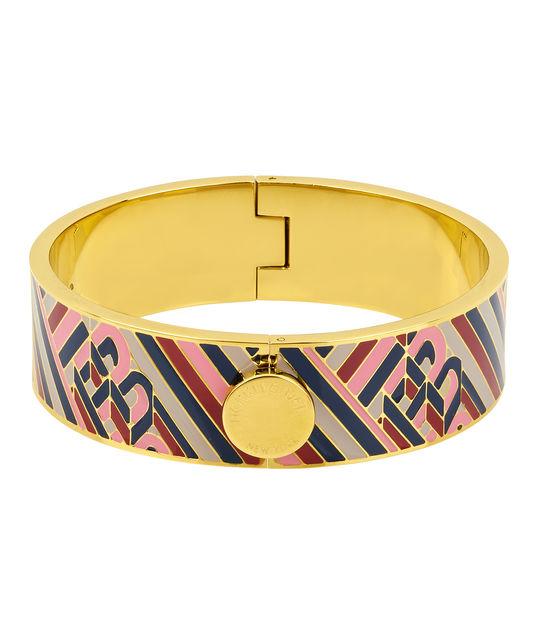 Henri Bendel Bowery Print Enamel Bangle