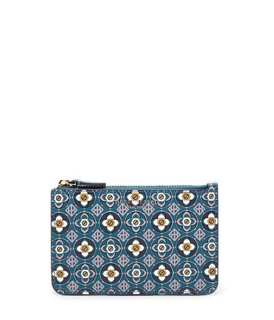 Henri Bendel West 57th Foulard Print Mini Zip Coin Purse