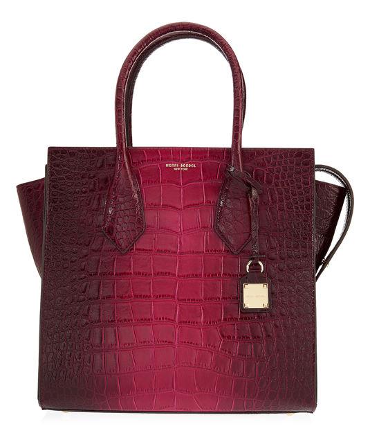 Henri Bendel Rivington Croco Tote