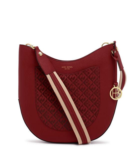 Henri Bendel West 57th Modern Monogram Crossbody Hobo