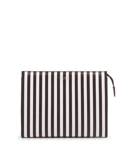 Henri Bendel Centennial Stripe Cosmetic Clutch