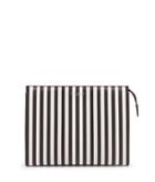 Henri Bendel Centennial Stripe Cosmetic Clutch