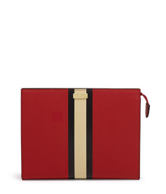 Henri Bendel West 57th Striped Cosmetic Clutch