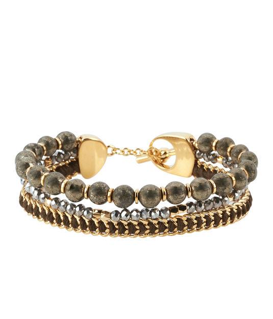Henri Bendel Tribal Three Row Bracelet