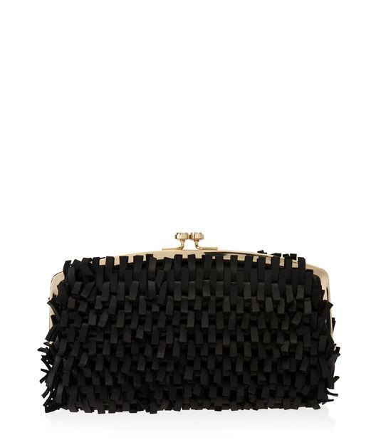 Henri Bendel Cara Fringe Clutch