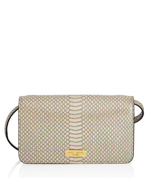 Henri Bendel West 57th Metallic Snake Xl Smartphone Crossbody