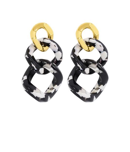 Henri Bendel Resin Link Drop Earring