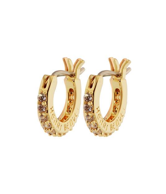 Henri Bendel Luxe Pave Huggy Hoop
