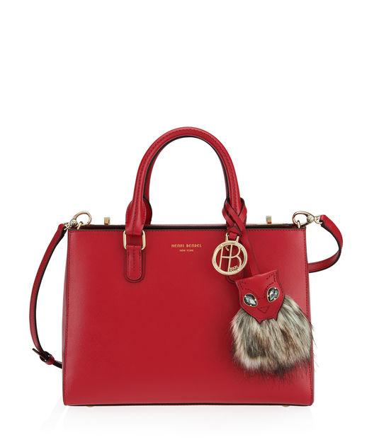 Henri Bendel West 57th Cat Small Turnlock Satchel