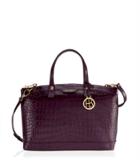 Henri Bendel West 57th Croco Satchel