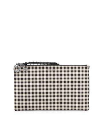 Henri Bendel Gingham Novelty Pouch