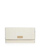 Henri Bendel West 57th Tri-fold Lizard Blocked Wallet
