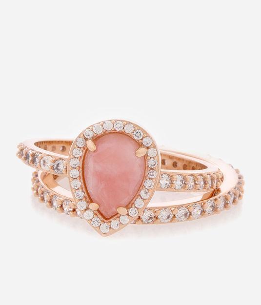 Henri Bendel Luxe Semi Precious Pear Ring