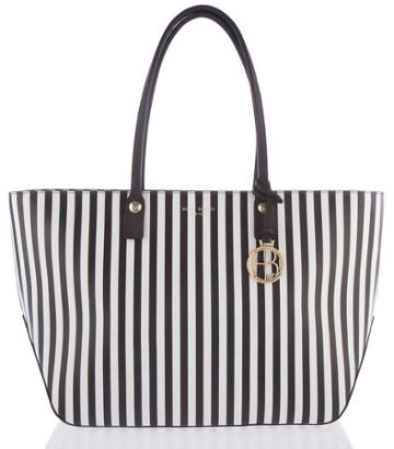 Henri Bendel Centennial Stripe E/w Tote