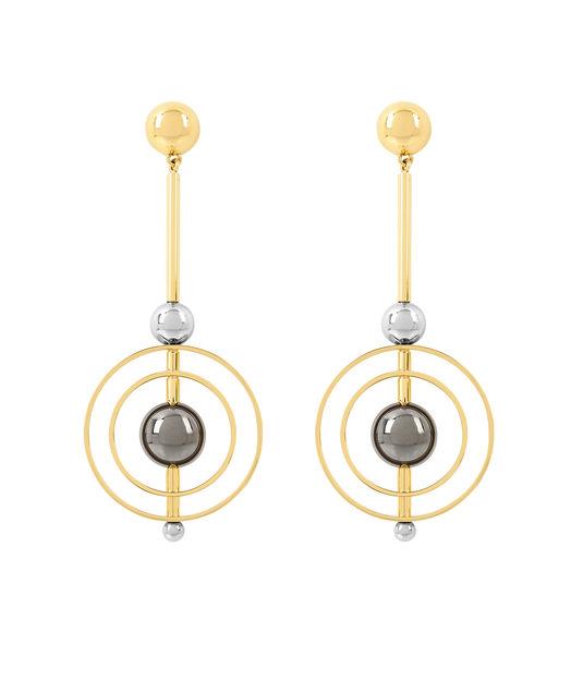 Henri Bendel Orbital Linear Earring