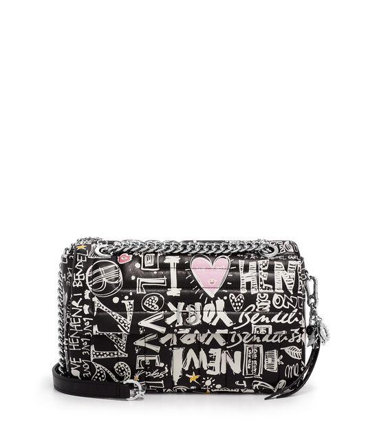 Henri Bendel 712 Graffiti Print Convertible Shoulder Bag
