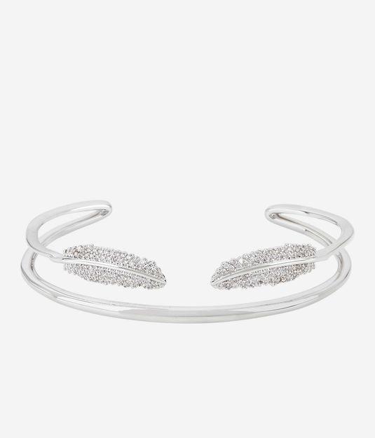 Henri Bendel Luxe Pave Feather Cuff