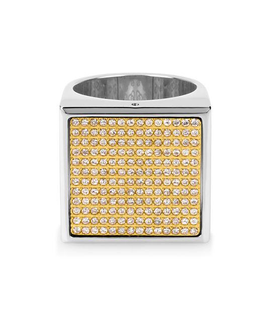Henri Bendel Petal Monogram Flip Ring