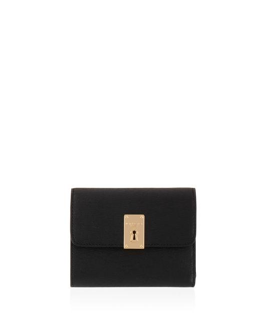 Henri Bendel Mini Turn Key Tri-fold Wallet