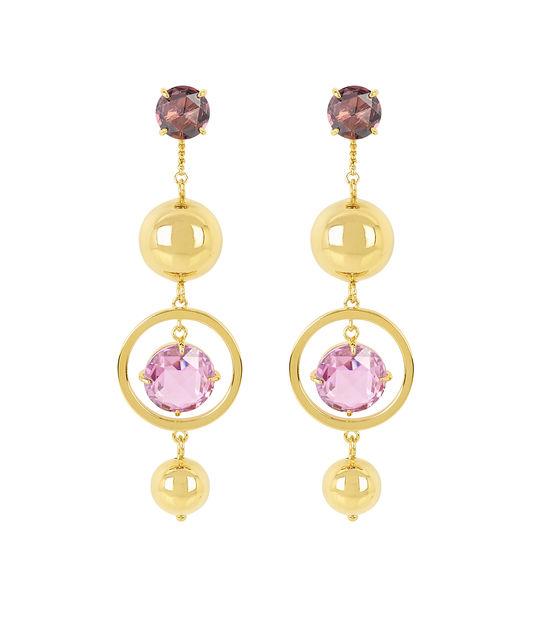 Henri Bendel Sabrina Gem Linear Earring