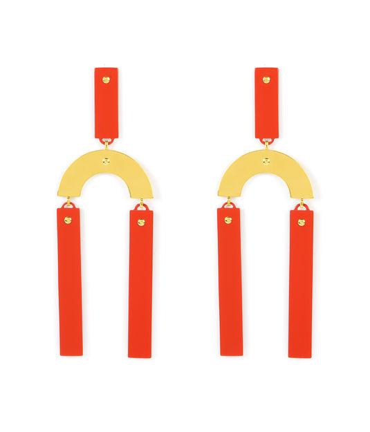 Henri Bendel Enamel Link Earring