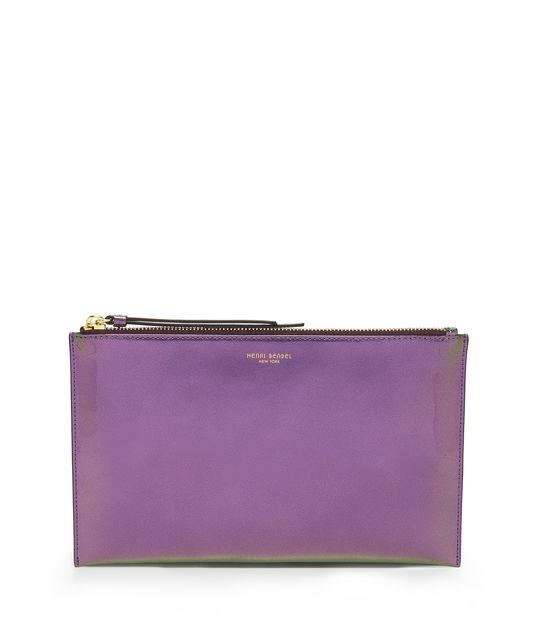 Henri Bendel Petrol Novelty Pouch