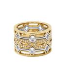 Henri Bendel Chrysler Cut Out Ring