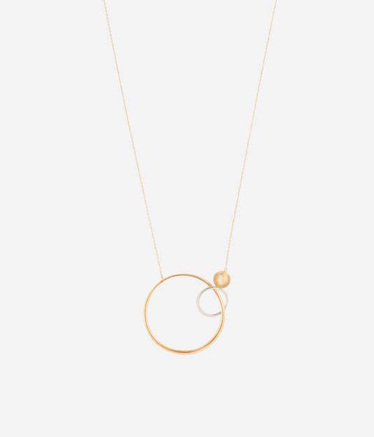 Henri Bendel Luxe Modern Asscher Circle Necklace