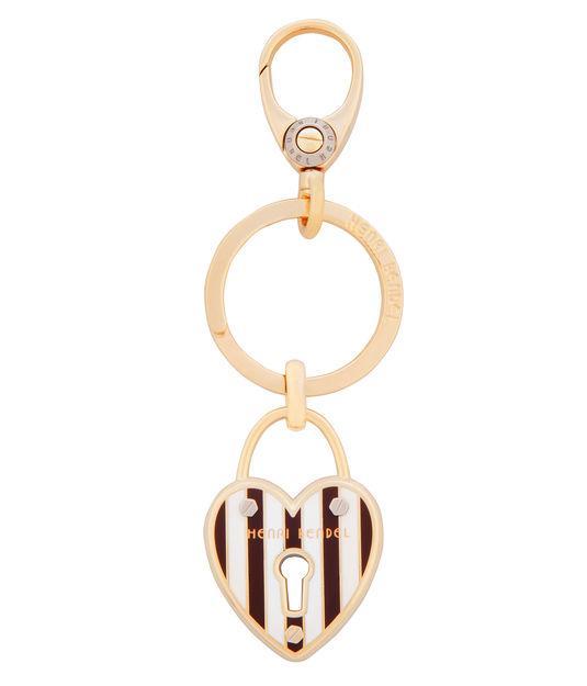 Henri Bendel Heart Lock Key Fob