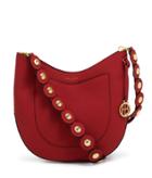 Henri Bendel West 57th Studded Strap Crossbody Hobo