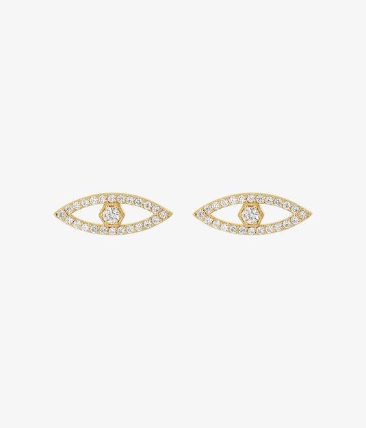 Henri Bendel Luxe Evil Eye Charm Studs