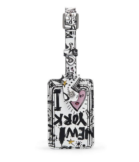 Henri Bendel West 57th Graffiti Print Bag Tag