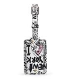 Henri Bendel West 57th Graffiti Print Bag Tag