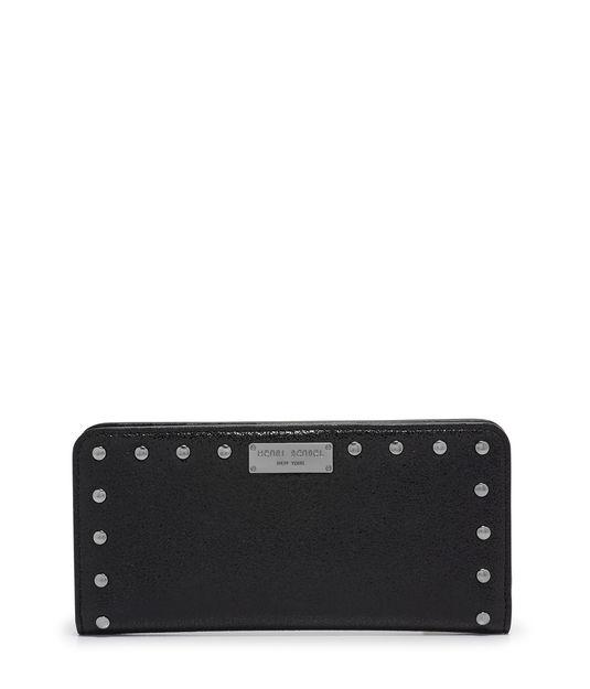 Henri Bendel West 57th Crackle Stud Single Snap Wallet