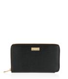 Henri Bendel West 57 Xl Lizard Zip Around Continental Wallet