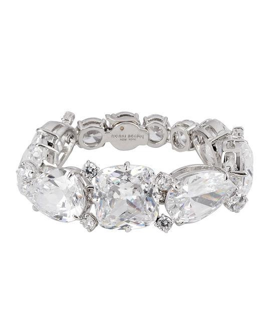 Henri Bendel Black Tie Gala Cluster Bracelet