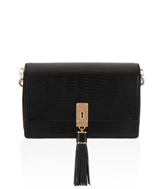 Henri Bendel Turnkey Lizard Embossed Party Bag
