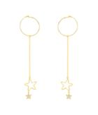 Henri Bendel Ettika Long Star Drop Earring