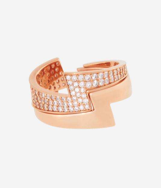 Henri Bendel Luxe Glam Bolt Stack Ring