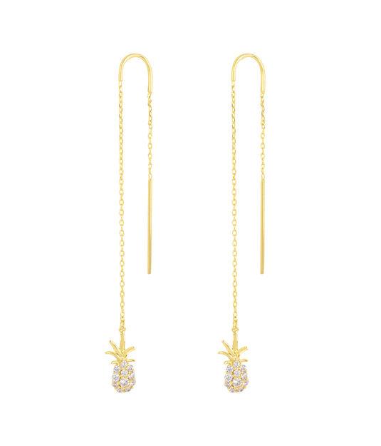 Henri Bendel Pineapple Linear Earring