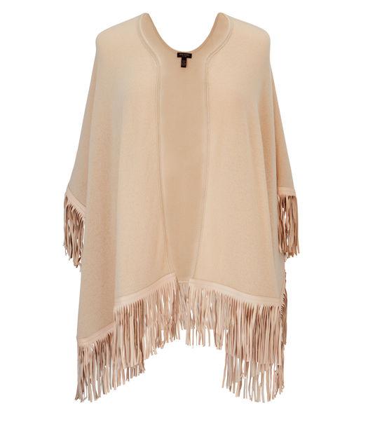 Henri Bendel Cashmere Fringe Cape