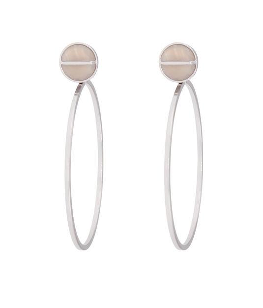 Henri Bendel Modern Stone Hoop