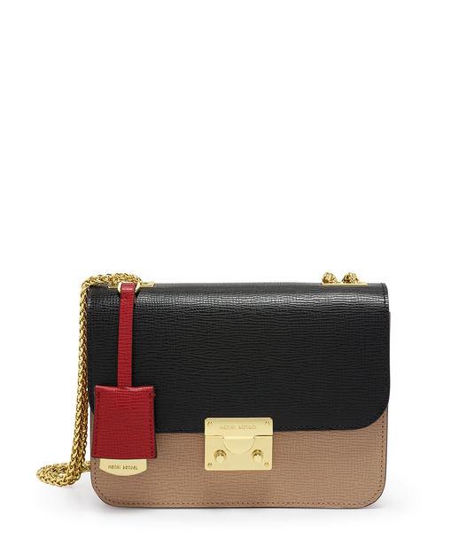 Henri Bendel Waldorf Color Blocked Chain Party Bag